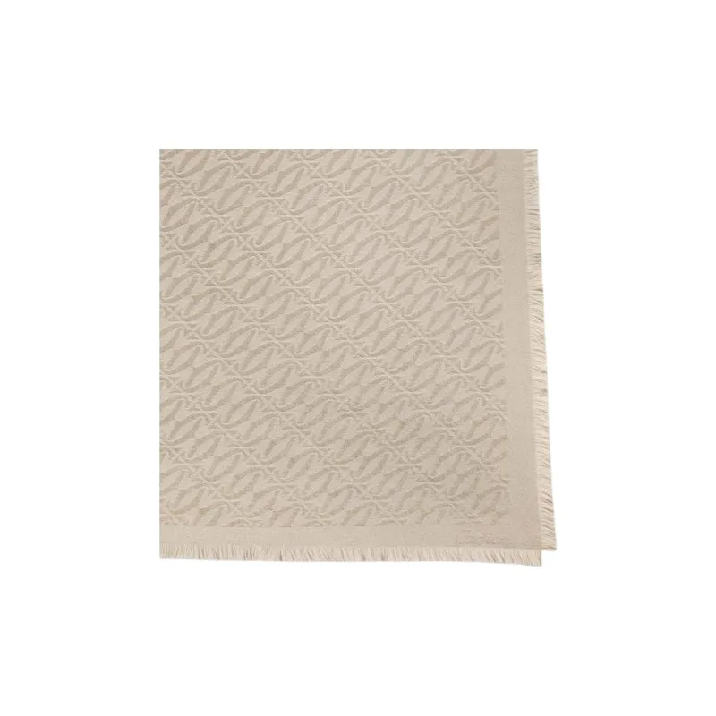 CARTIER Wool, Cashmere, Silk Shawls Unisex Beige-1
