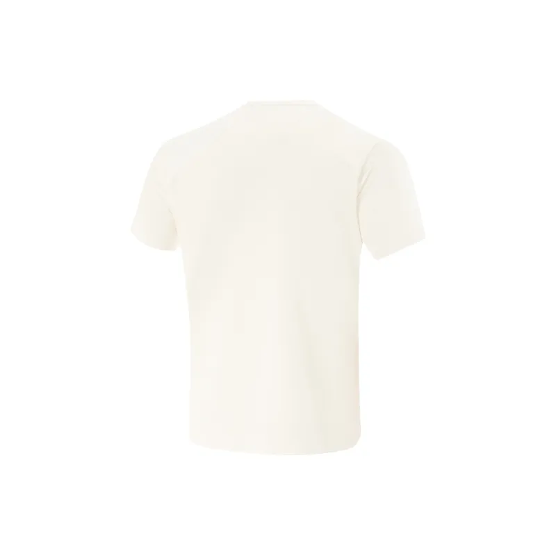 LiNing Fitness Series T Shirt Men's Champagne White-1