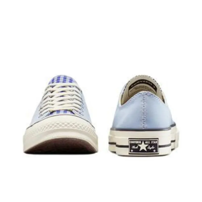 Chuck 70 Converse Low 'Upcycled   Chambray & Gingham'-4