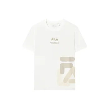 FILA T Shirts Men Cloud White