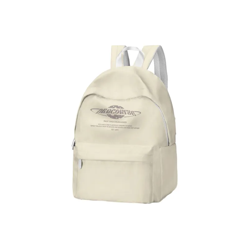 DRACONITE Polyester Backpack Laptop Bags Regular Unisex White-17