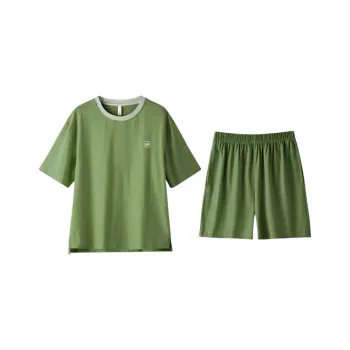 ZAO FU NIAO Pajama Set Women's Olive Green
