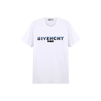 Givenchy T Shirts Men White Blue