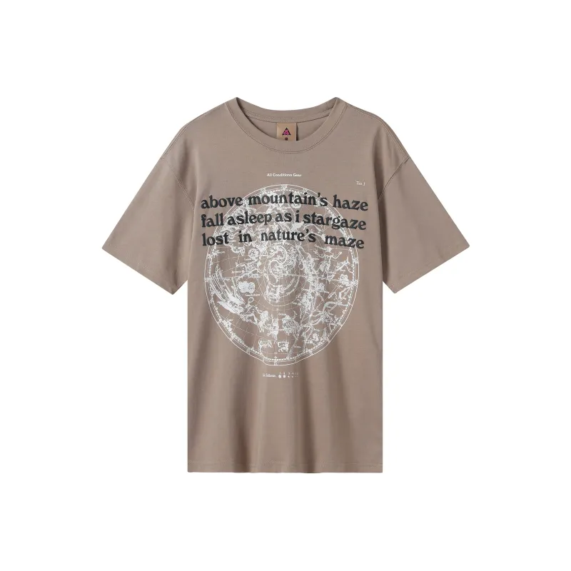 Nike T Shirts Men Khaki-0