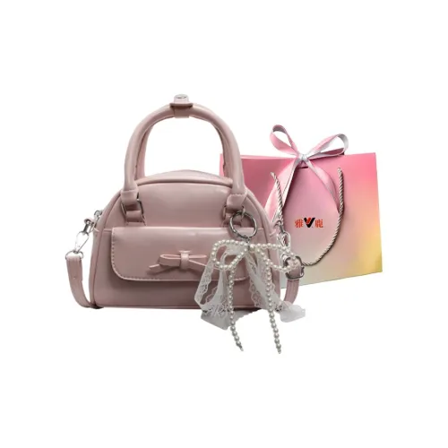 Yalu PU Boston Bag Shoulder Bag Crossbody Bag Handbags Regular Women's Black/Blue/Burgundy/Ecru/Pink