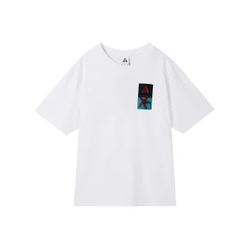 Nike Drop Shoulder Sleeve T Shirt Men's White
