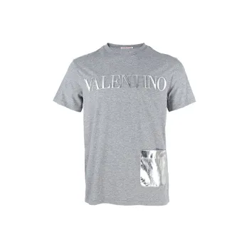 Valentino T Shirts Men Gray