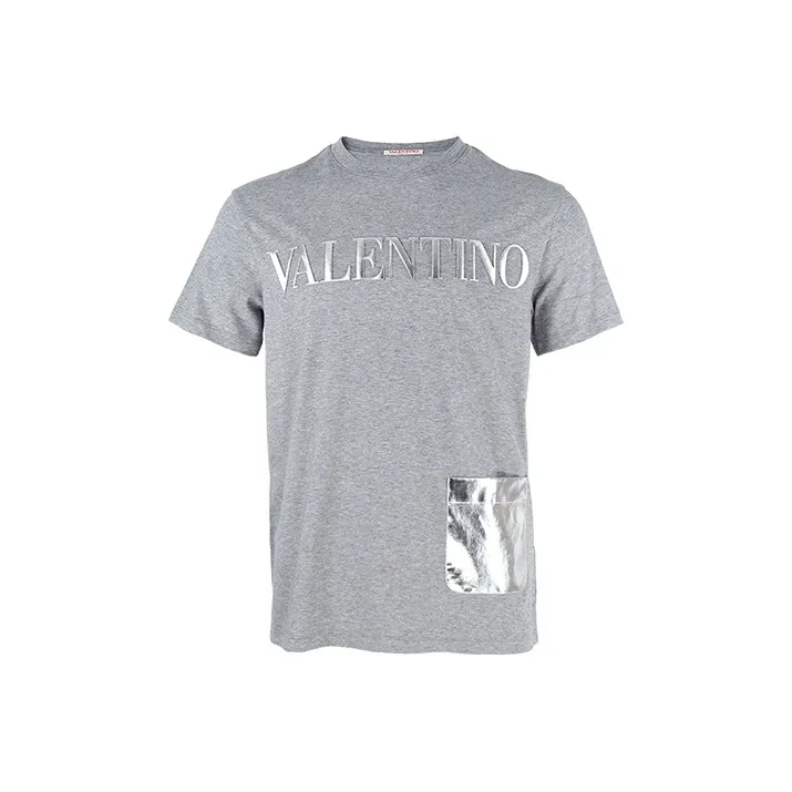 Valentino T Shirts Men Gray-0