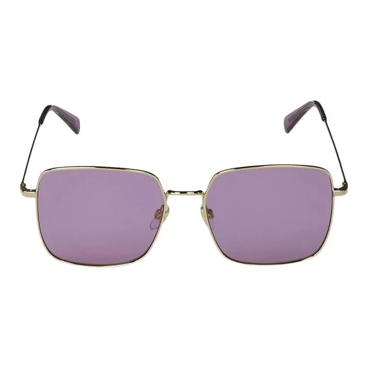 Levi's Square Sunglasses Women's Gold-1