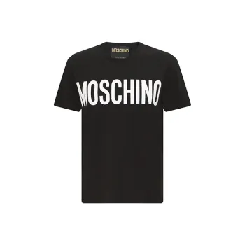 MOSCHINO Logo Printed Crewneck T Shirt