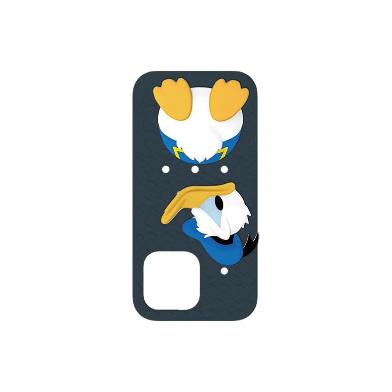 WONDERHOLE Silicone Material DIY Donald Duck Phone Case Combo Set 03 Compatible With IPhone 14/15/Pro/Max-1
