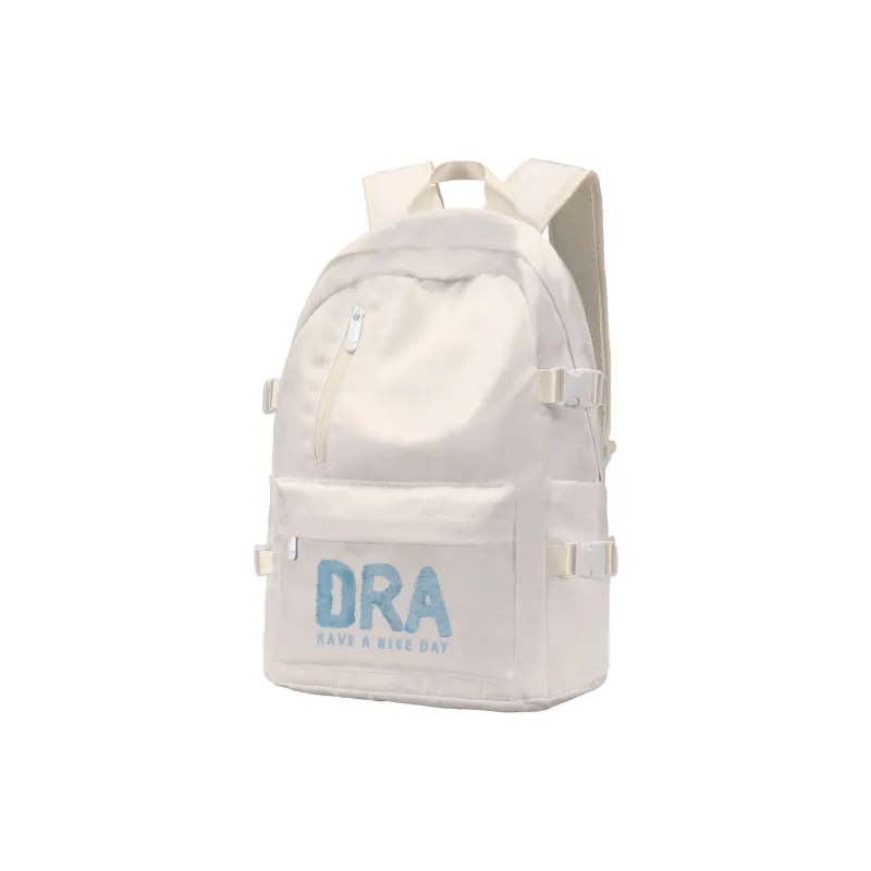 TURN UP NOT FOR US Polyester Backpack Unisex Beige-33