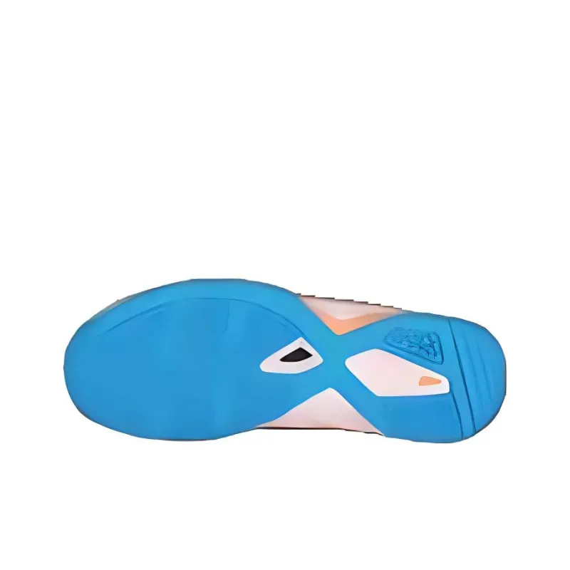 VICTOR Cushioning Wear-Resistant Low-Top Badminton Shoes Unisex Pink Blue-3