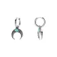 Crescent Hoop Earrings (1 Pair)