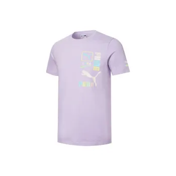 PUMA T-Shirts Unisex Light Lavender