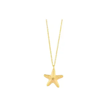Radiant Stainless Steel Necklaces Women's Gold