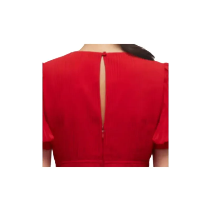 Self portrait SS22 Short Sleeved Dresses Women's Red-4