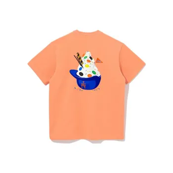 New Era T Shirts Men Orange