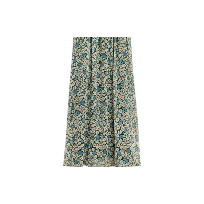 CELINE All Over Floral Patterned Gathered Dress-3