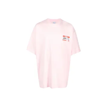 Vetements T-Shirts Unisex Pink