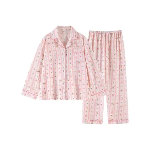 XIAFENYAN Pajama Set Women's Pink