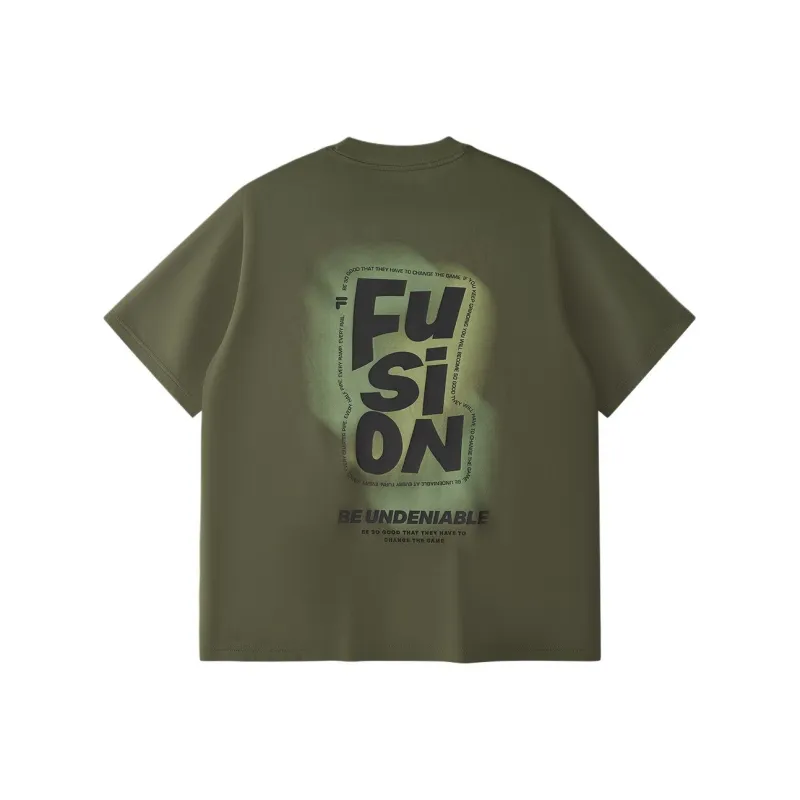 FILA FUSION WORKWEARFILA FUSION X T Shirt Men's Gray Wheel Green-1