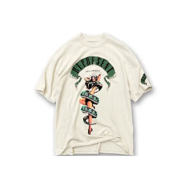 REPRESENT T-Shirts Men Vintage White-0