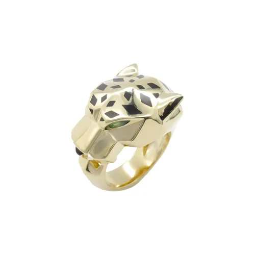 Cartier 2010s 18kt Yellow Gold Panthère De Cartier Multi stone Ring
