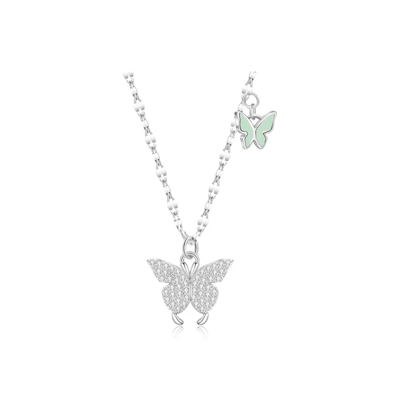Branded Jewelry S925 Silver Necklaces Women's-0