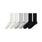 [Wide Stripes 6 Pack/Boneless Layered]2 Pack White Wide Stripes+2 Pack Light Gray Wide Stripes+2 Pack Black Wide Stripes