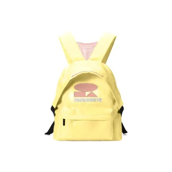 DRACONITE Polyester Backpack Mini Women's Cream Yellow