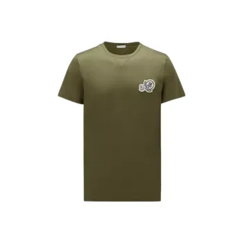 Moncler T Shirts Men Green