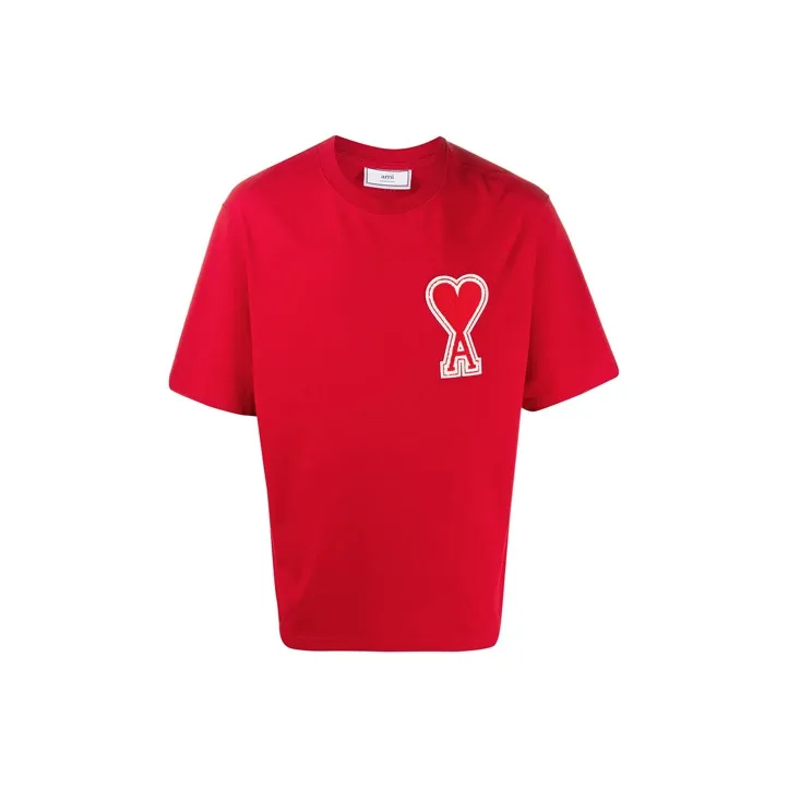 AMIPARIS T Shirts Men Red-0