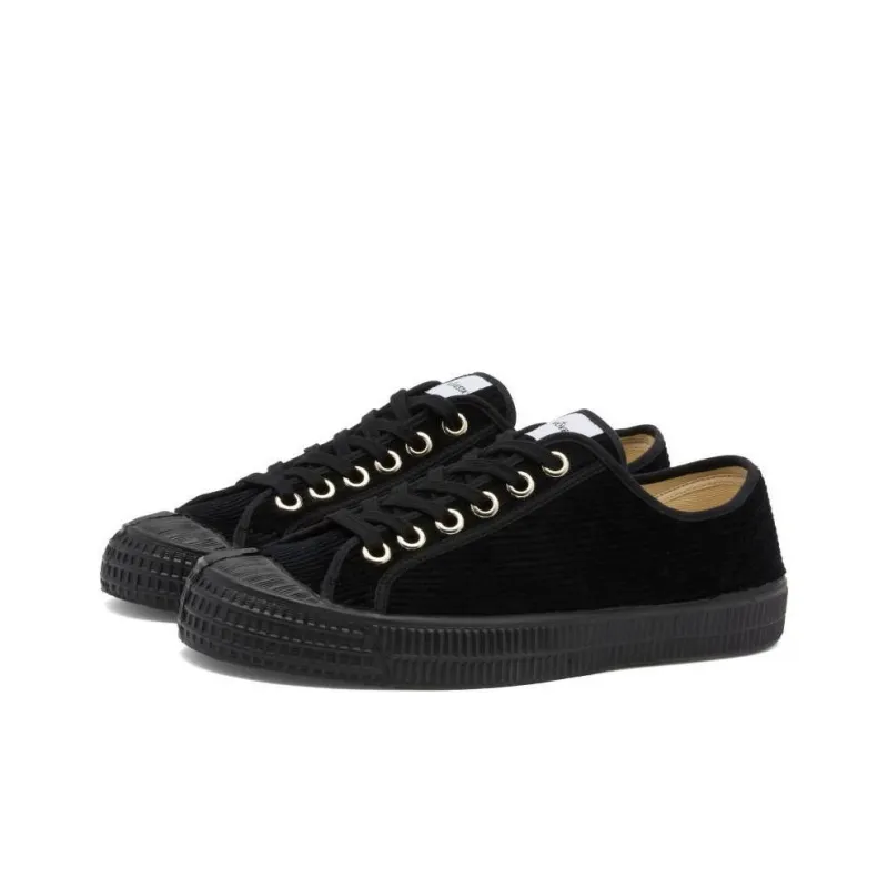Novesta Star Master Corduroy Low Top Skateboard Shoes Unisex Black-1
