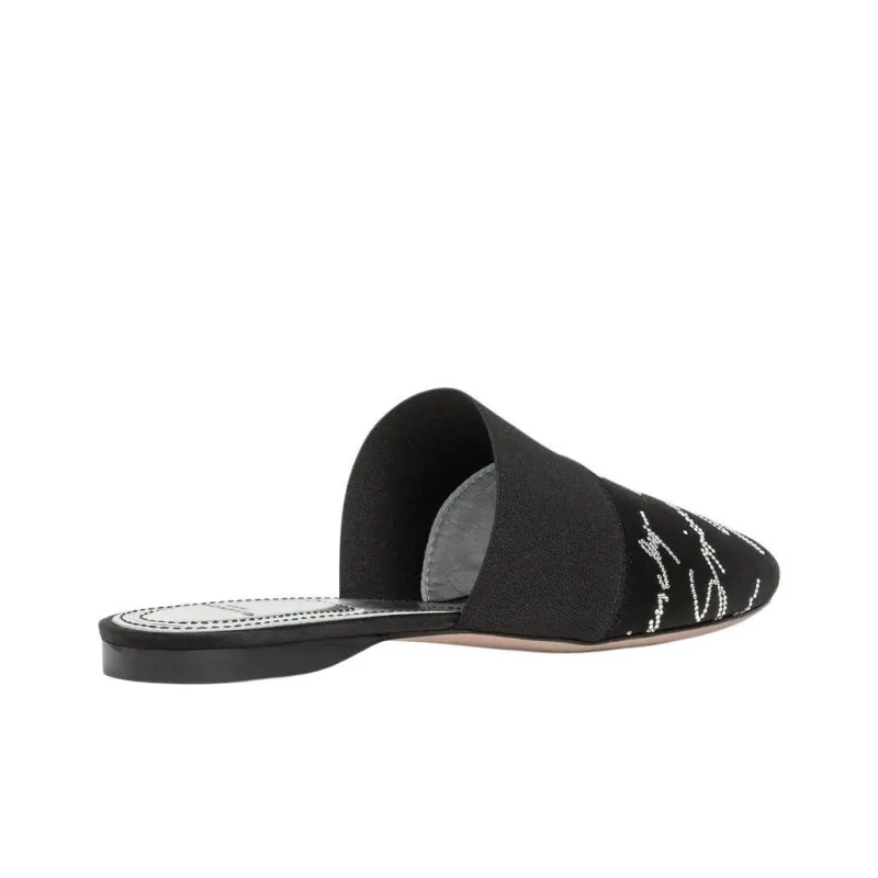 Givenchy Bedford Closed Toe Slippers Women's Black-3