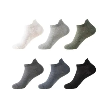 H YXIANG No Show Socks Unisex 6 Pack