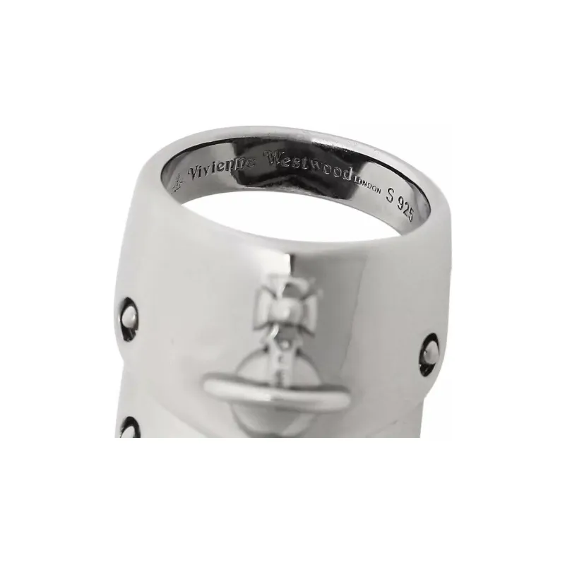 Vivienne Westwood Recycled Silver Rings Men's Silver-4