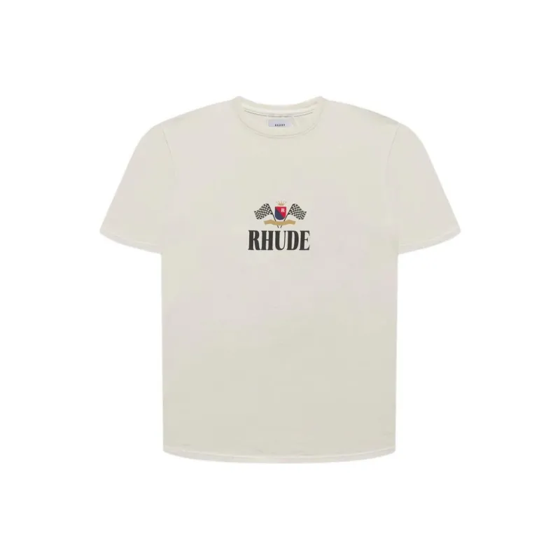RHUDE T-Shirts Unisex Ecru-0