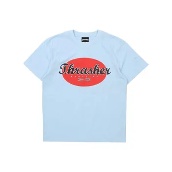 Thrasher Straight T Shirt Japan Version Unisex Blue