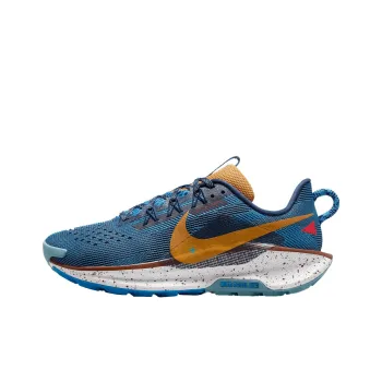 Nike REACTX PEGASUS TRAIL 5 Cushioning Slip Resistant Low Top Running Shoes Women's Blue Orange