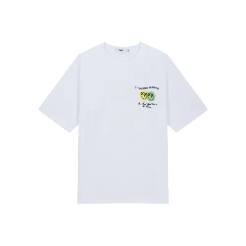 FUN Thinking Mirror T Shirt Unisex White