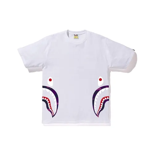 A BATHING APE Color Camo Side Shark Tee