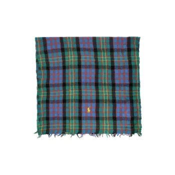 Polo Ralph Lauren Wool Knit Scarves Men's Blue