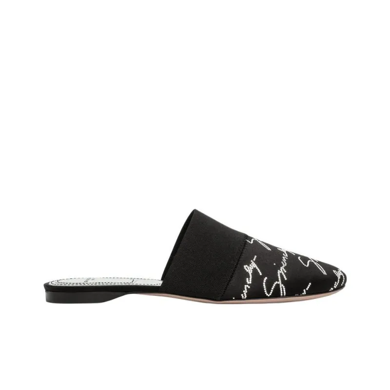 Givenchy Bedford Closed Toe Slippers Women's Black-1