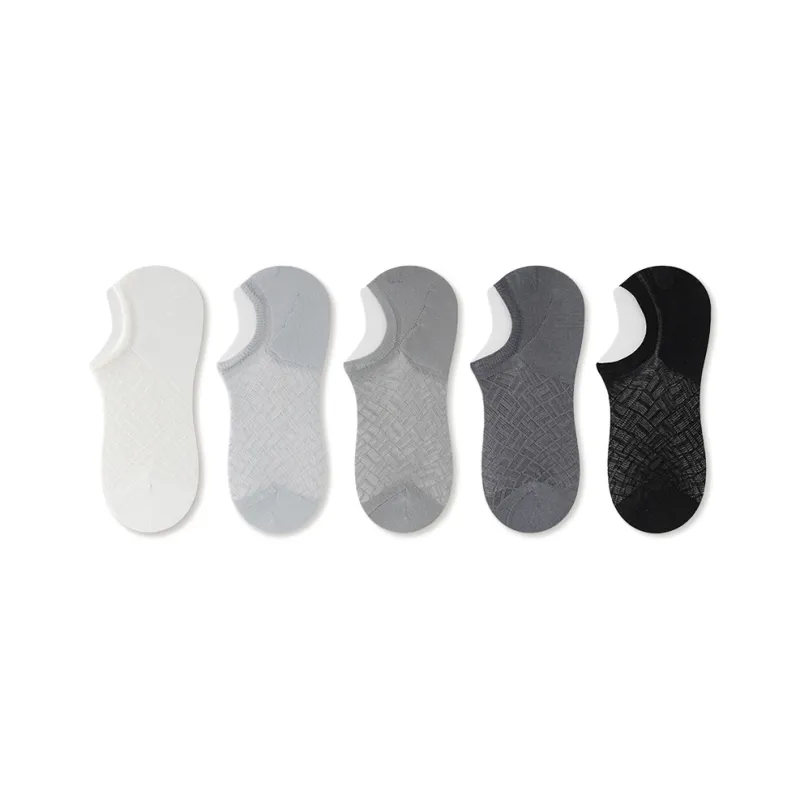 JIAZINI No Show Socks Men's Combo Set-0