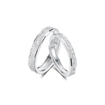 SHENGYALUO S999 Fine Silver Full Silver Ring Unisex