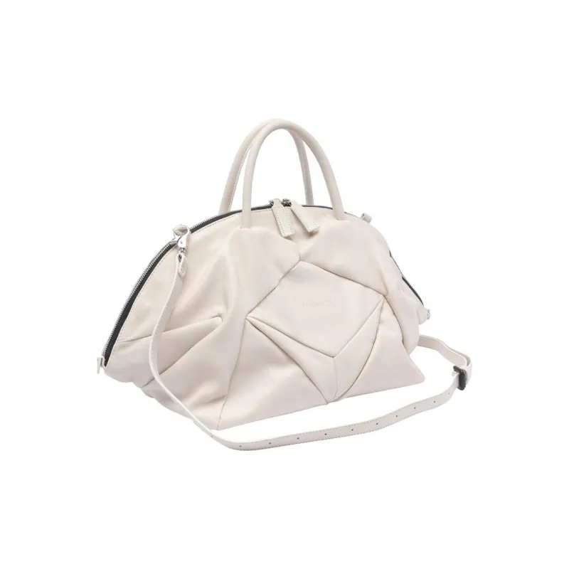 Vic Matie Calfskin Shoulder Bag, Crossbody Bag, Handbag Women's White-1