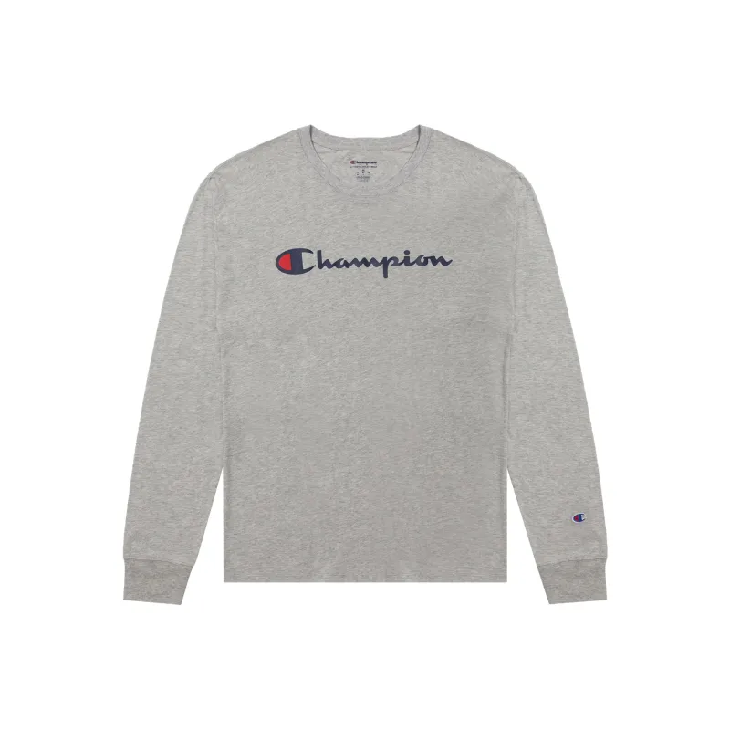 Champion Script Full Chest Logo Crewneck Sweatshirt-9
