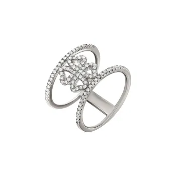 Folli Follie Stainless Steel Rings Women's Silver