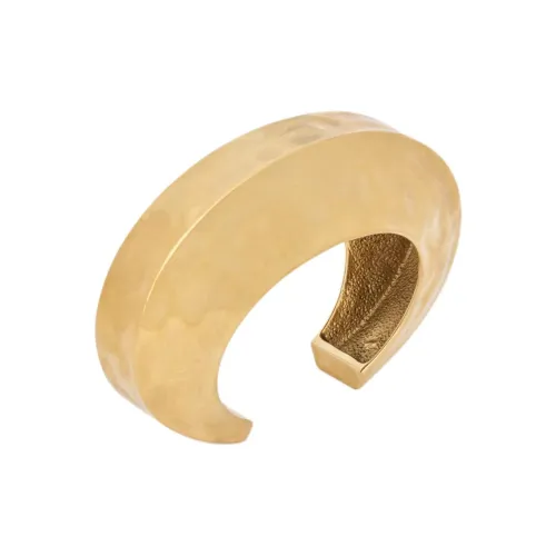SAINT LAURENT Brass Bangles Unisex Gold